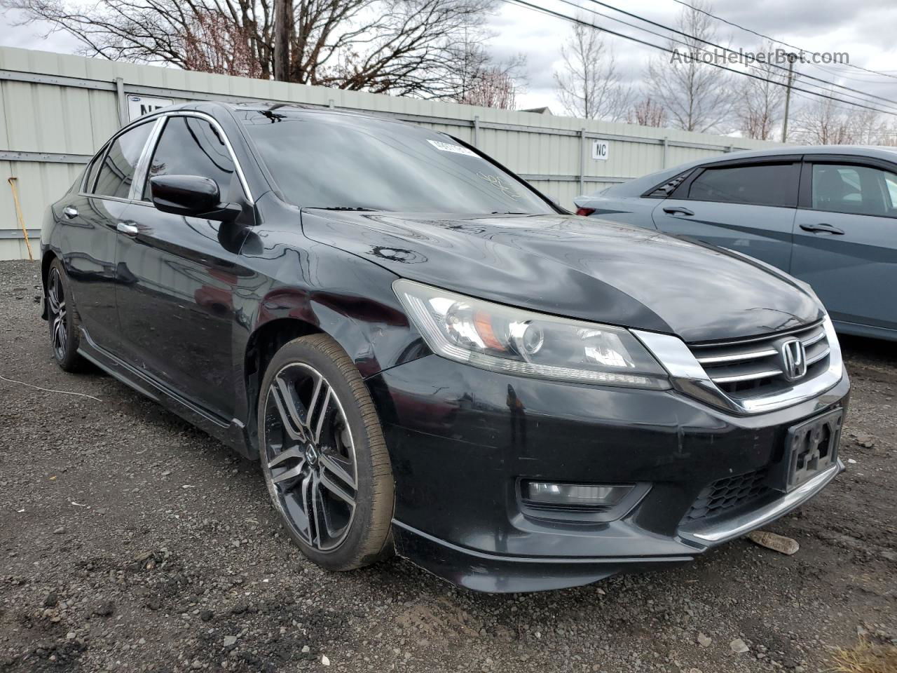 2014 Honda Accord Sport Black vin: 1HGCR2F53EA228336