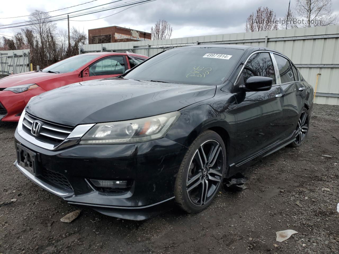 2014 Honda Accord Sport Black vin: 1HGCR2F53EA228336