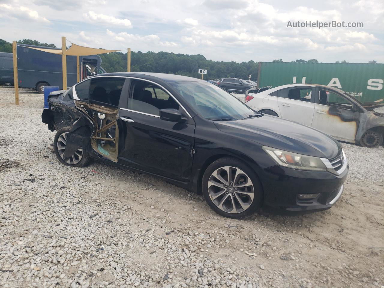 2014 Honda Accord Sport Black vin: 1HGCR2F53EA291856