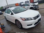 2015 Honda Accord Sport White vin: 1HGCR2F53FA256719