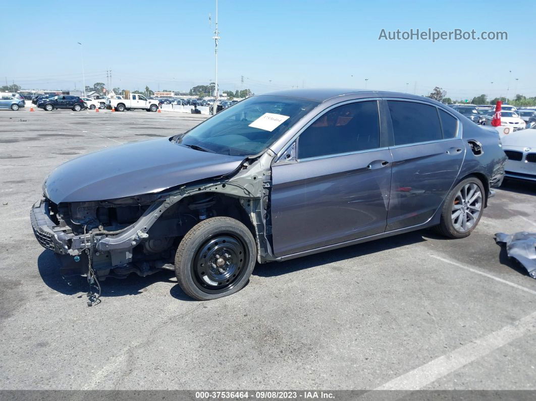 2015 Honda Accord Sedan Sport Gray vin: 1HGCR2F53FA267431