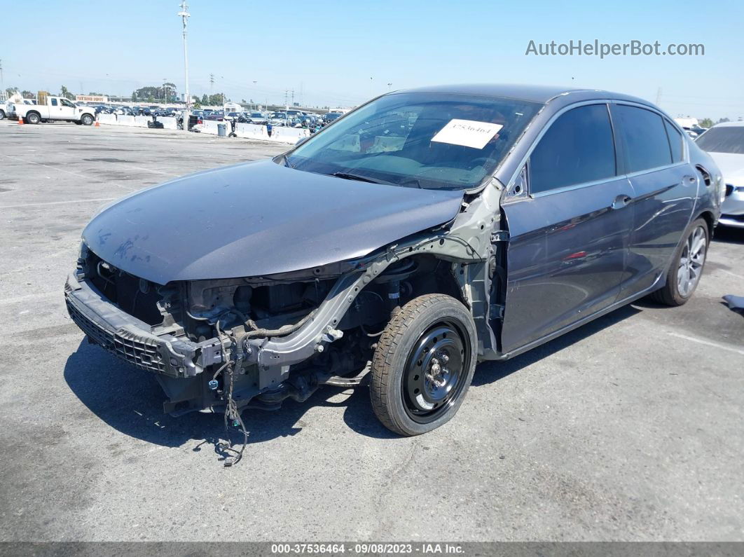 2015 Honda Accord Sedan Sport Gray vin: 1HGCR2F53FA267431