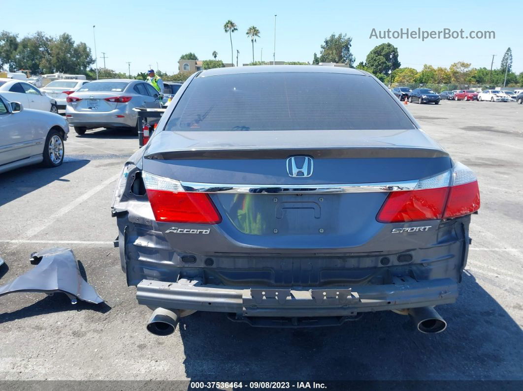 2015 Honda Accord Sedan Sport Gray vin: 1HGCR2F53FA267431