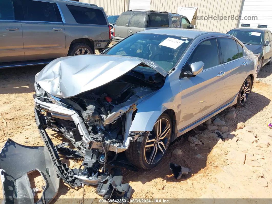 2016 Honda Accord Sport Silver vin: 1HGCR2F53GA150157