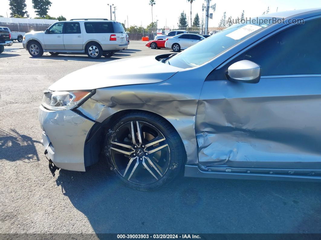 2016 Honda Accord Sport Silver vin: 1HGCR2F53GA173728