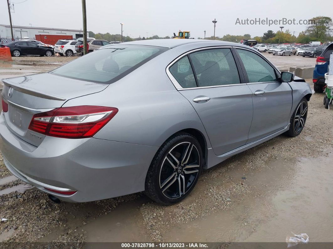 2017 Honda Accord Sport Silver vin: 1HGCR2F53HA062579