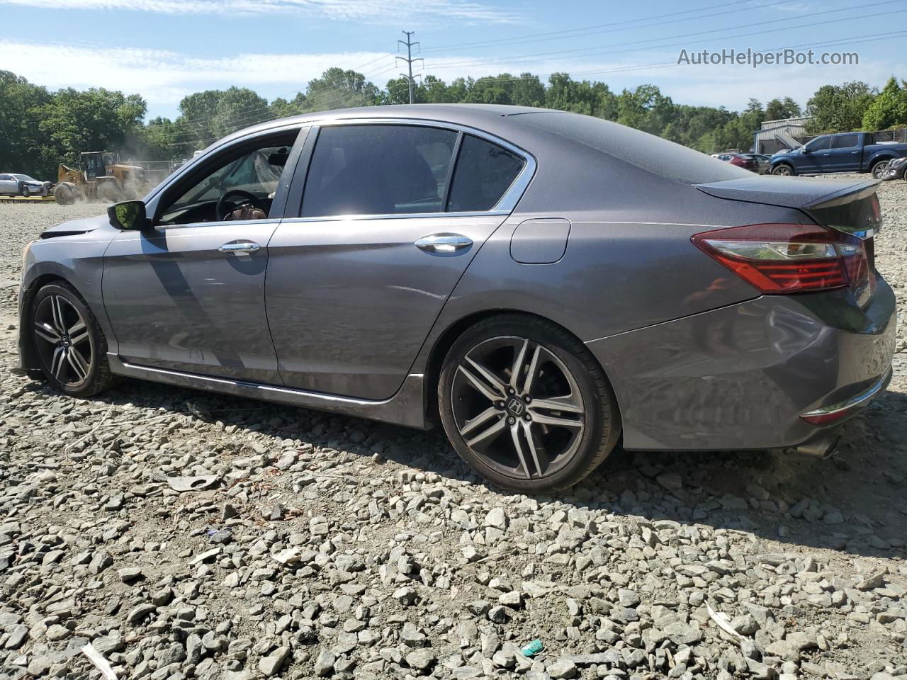 2017 Honda Accord Sport Серый vin: 1HGCR2F53HA104362