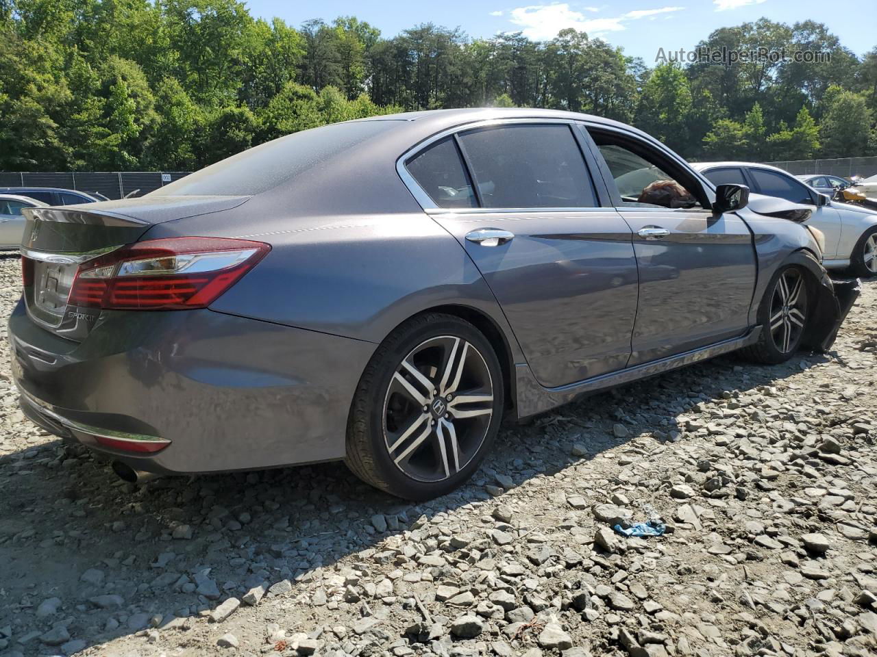 2017 Honda Accord Sport Gray vin: 1HGCR2F53HA104362