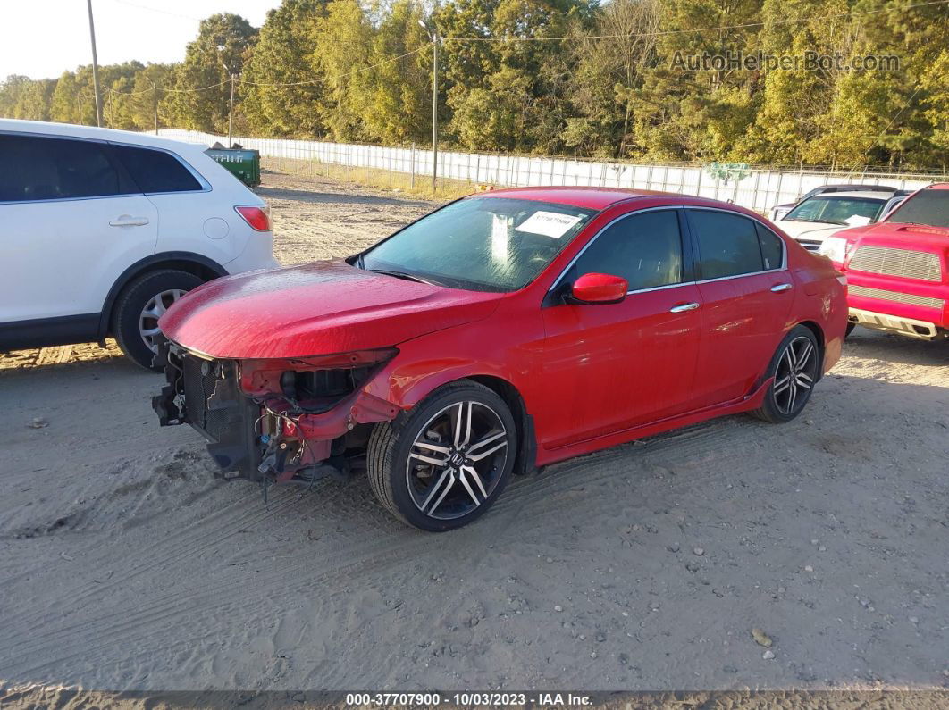 2017 Honda Accord Sport Red vin: 1HGCR2F53HA151097