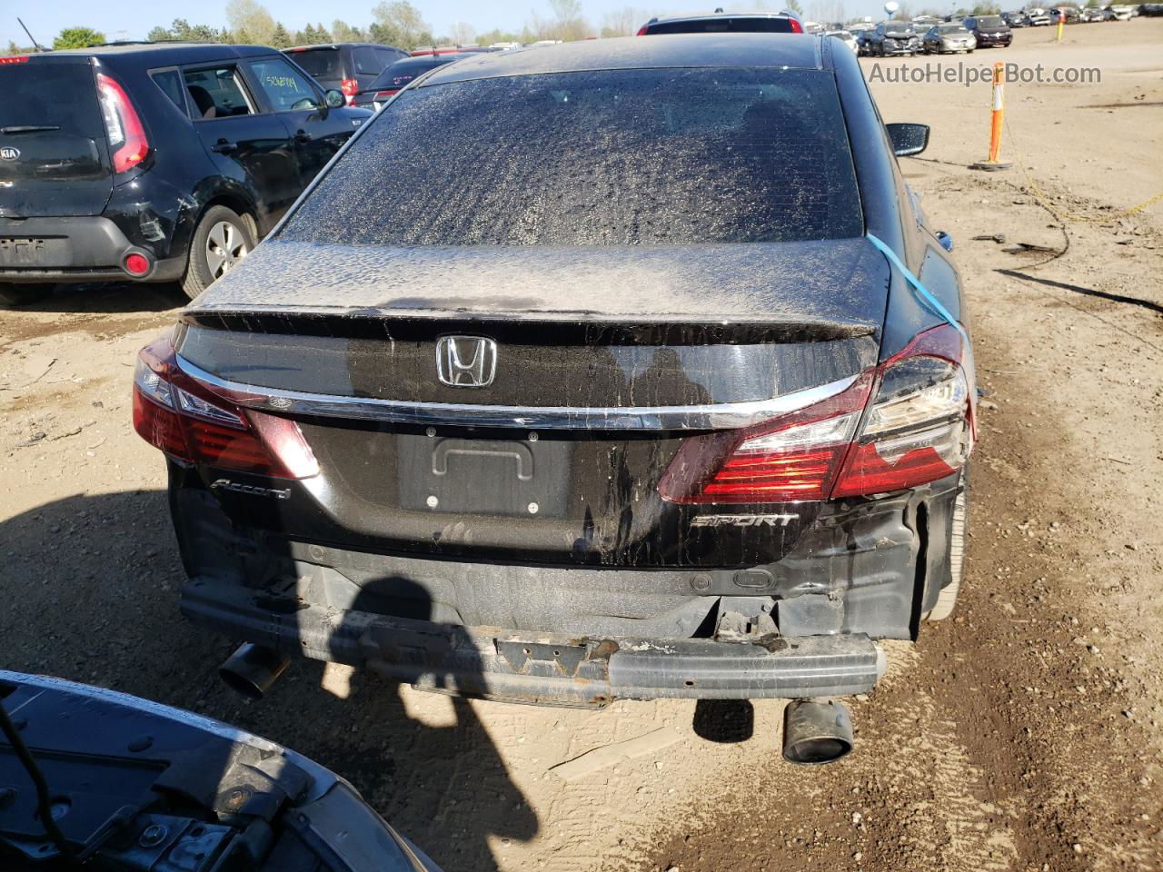 2017 Honda Accord Sport Black vin: 1HGCR2F53HA283437