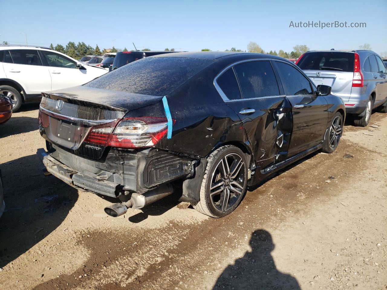 2017 Honda Accord Sport Black vin: 1HGCR2F53HA283437