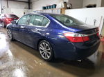 2014 Honda Accord Sport Синий vin: 1HGCR2F54EA018702