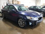 2014 Honda Accord Sport Синий vin: 1HGCR2F54EA018702