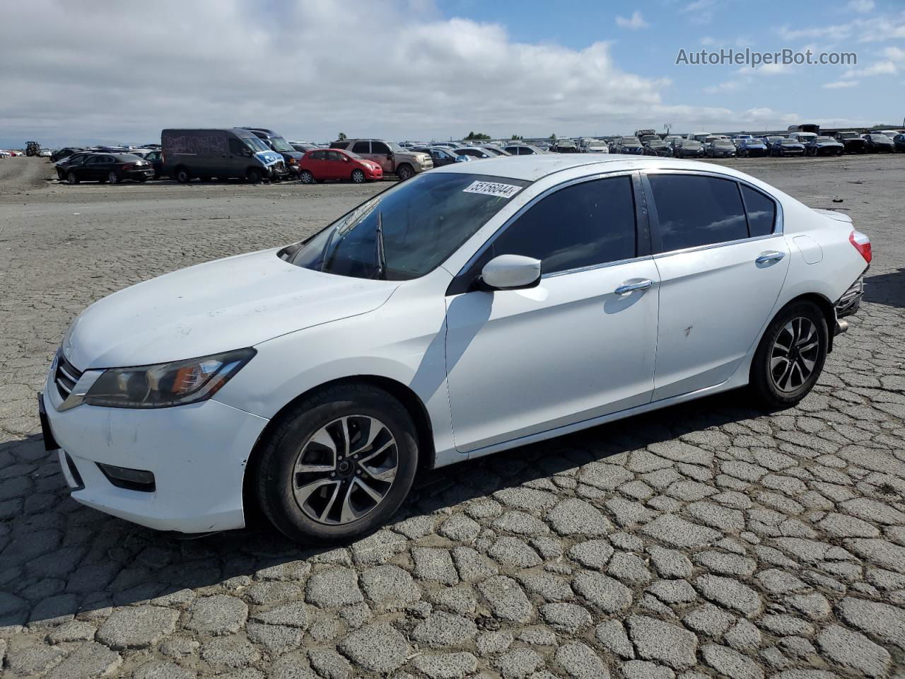 2014 Honda Accord Sport White vin: 1HGCR2F54EA069049