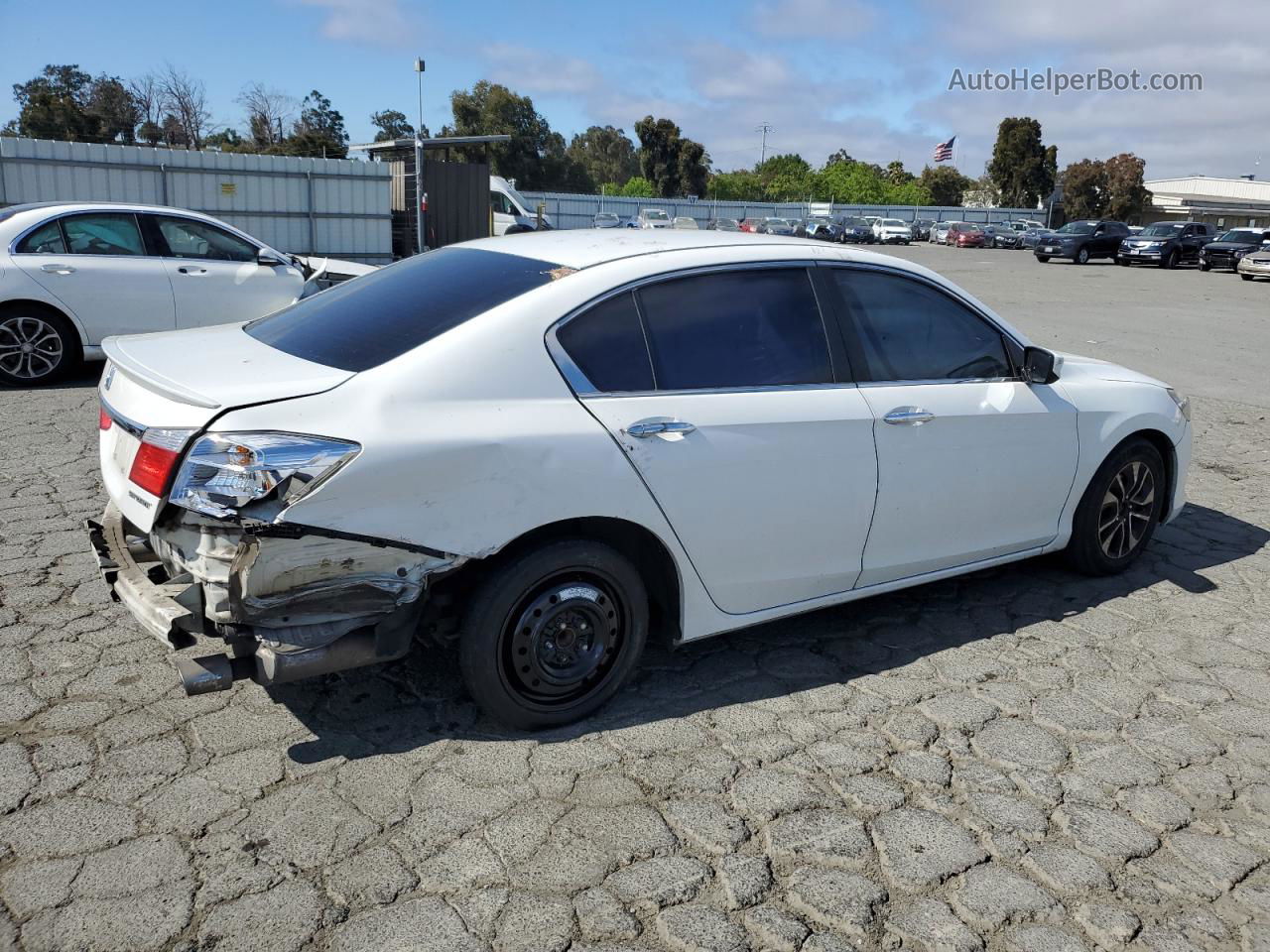 2014 Honda Accord Sport Белый vin: 1HGCR2F54EA069049