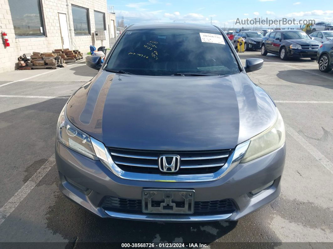 2014 Honda Accord Sport Серый vin: 1HGCR2F54EA078916