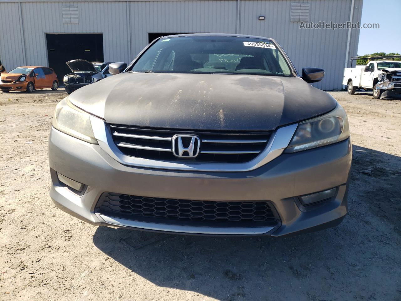 2014 Honda Accord Sport Gray vin: 1HGCR2F54EA100901