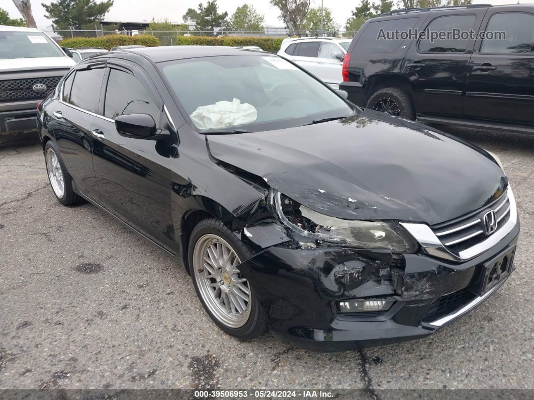 2014 Honda Accord Sport Black vin: 1HGCR2F54EA119870