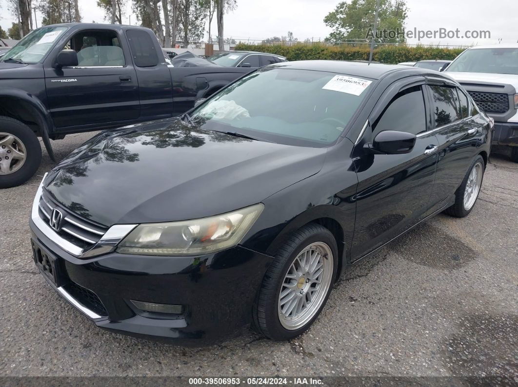 2014 Honda Accord Sport Black vin: 1HGCR2F54EA119870