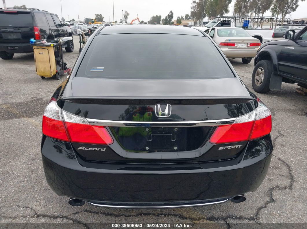 2014 Honda Accord Sport Black vin: 1HGCR2F54EA119870