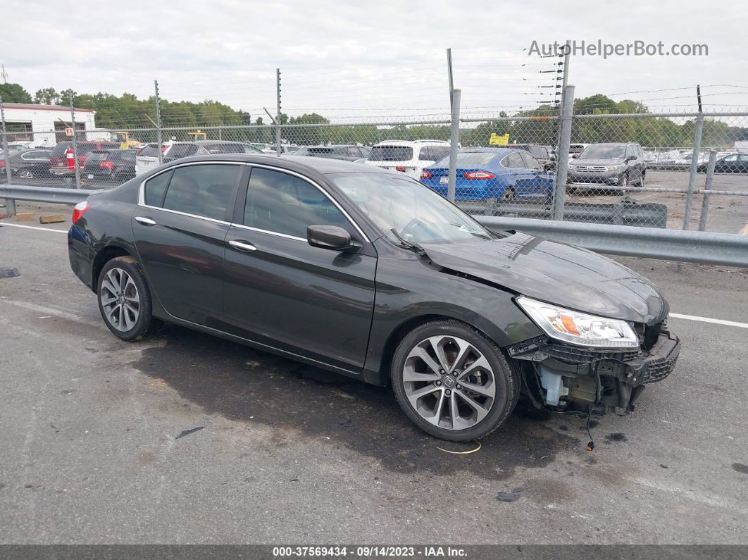 2015 Honda Accord Sedan Sport Gray vin: 1HGCR2F54FA023996