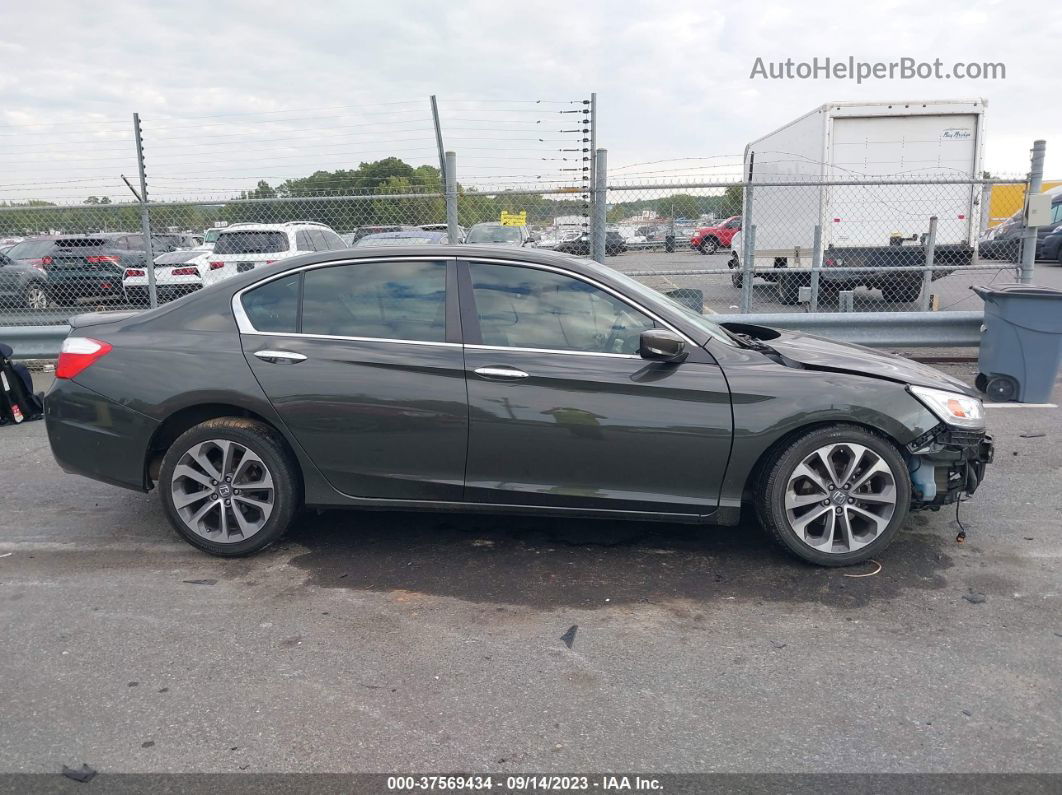 2015 Honda Accord Sedan Sport Gray vin: 1HGCR2F54FA023996