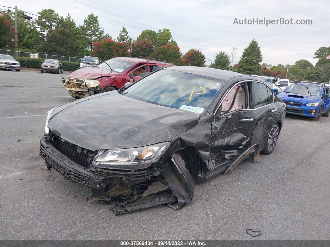 2015 Honda Accord Sedan Sport Gray vin: 1HGCR2F54FA023996