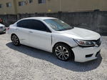 2015 Honda Accord Sport White vin: 1HGCR2F54FA109471