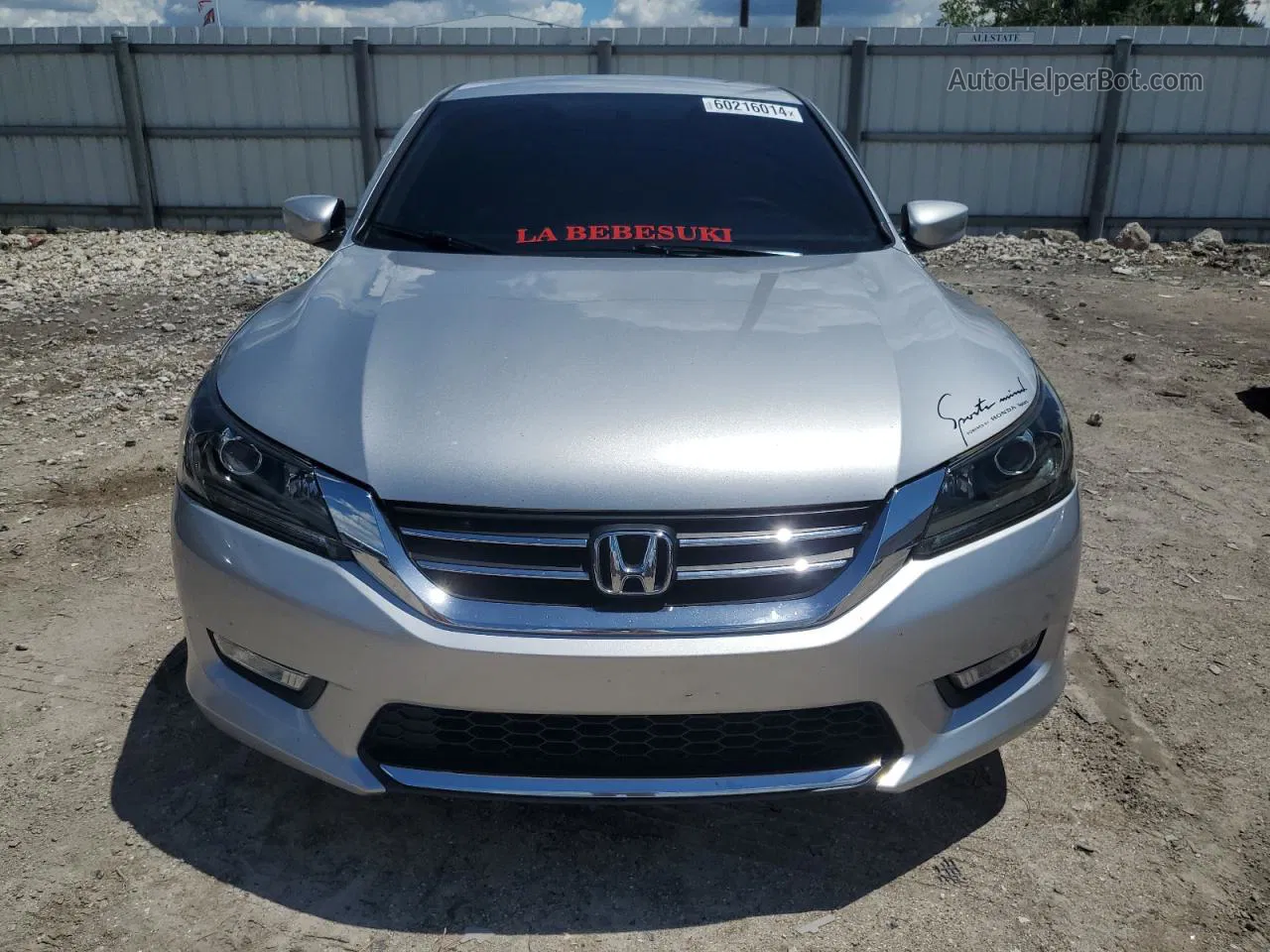 2015 Honda Accord Sport Silver vin: 1HGCR2F54FA130773