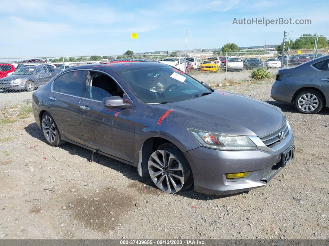 2015 Honda Accord Sport Черный vin: 1HGCR2F54FA807823