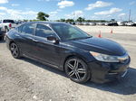 2016 Honda Accord Sport Черный vin: 1HGCR2F54GA137644