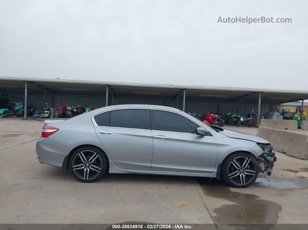 2016 Honda Accord Sport Серебряный vin: 1HGCR2F54GA230776