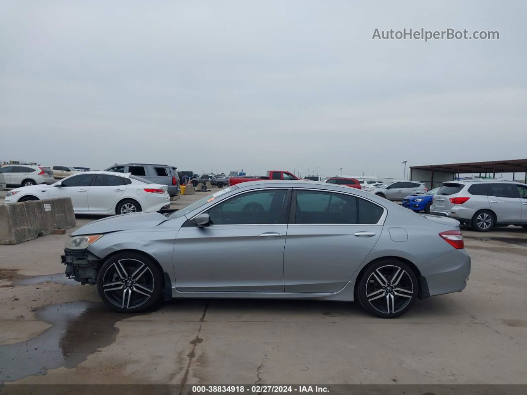 2016 Honda Accord Sport Серебряный vin: 1HGCR2F54GA230776