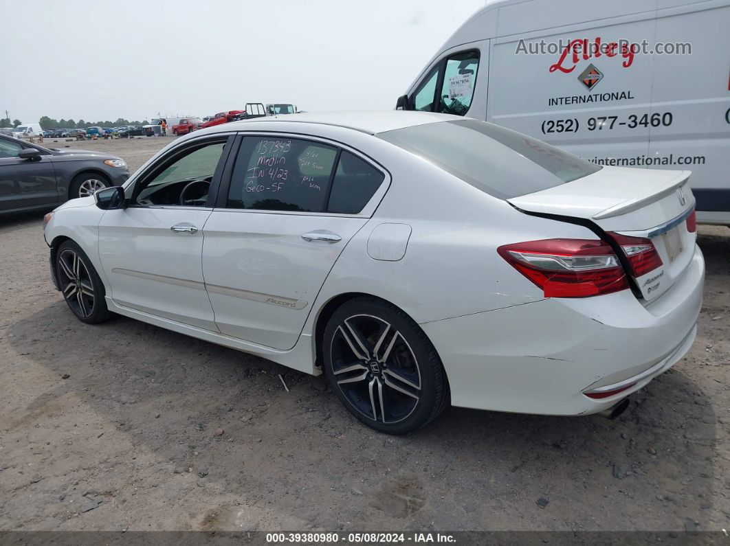 2017 Honda Accord Sport White vin: 1HGCR2F54HA051879