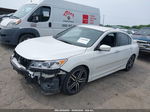 2017 Honda Accord Sport White vin: 1HGCR2F54HA051879