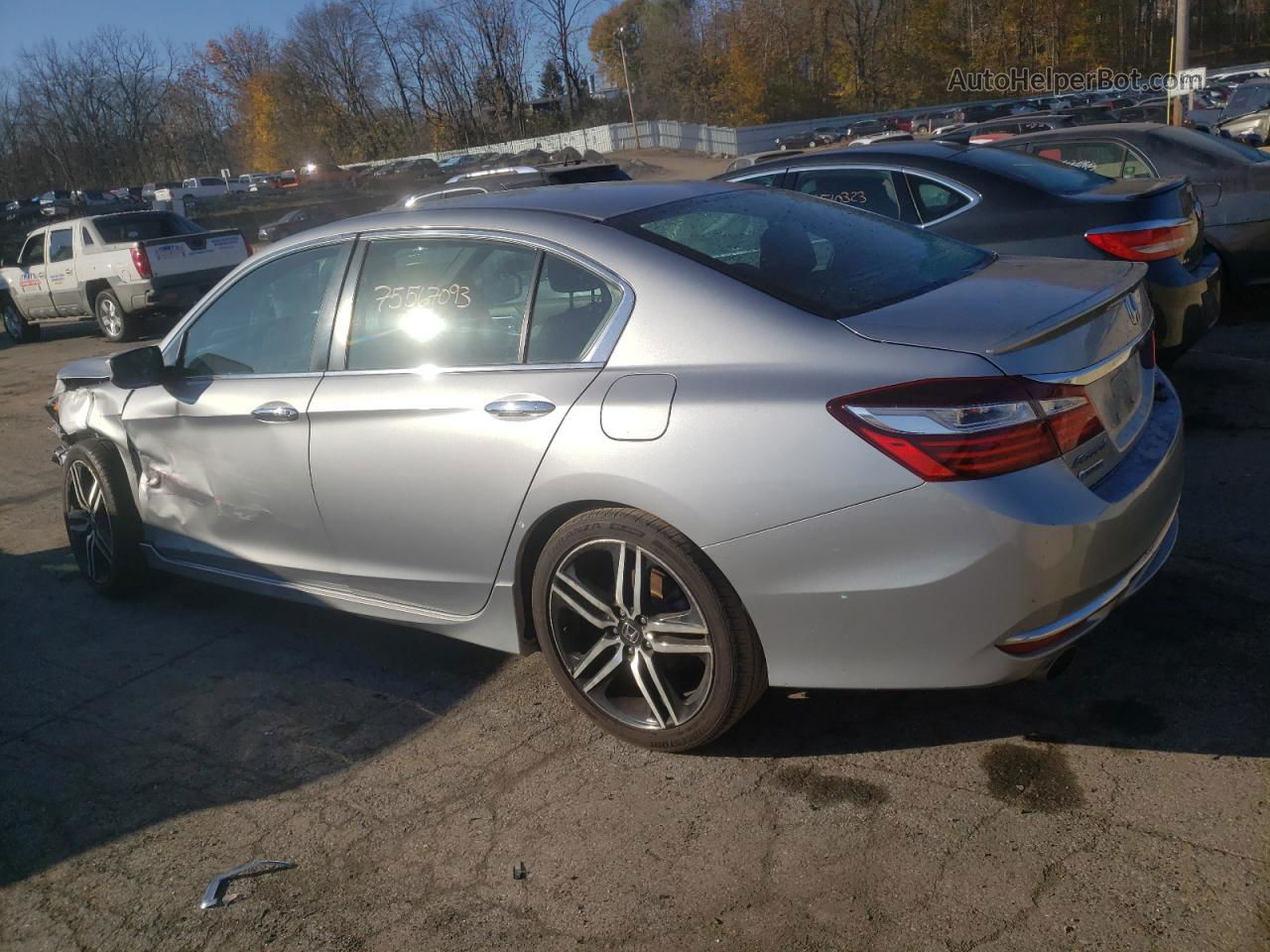 2017 Honda Accord Sport Gray vin: 1HGCR2F54HA071341