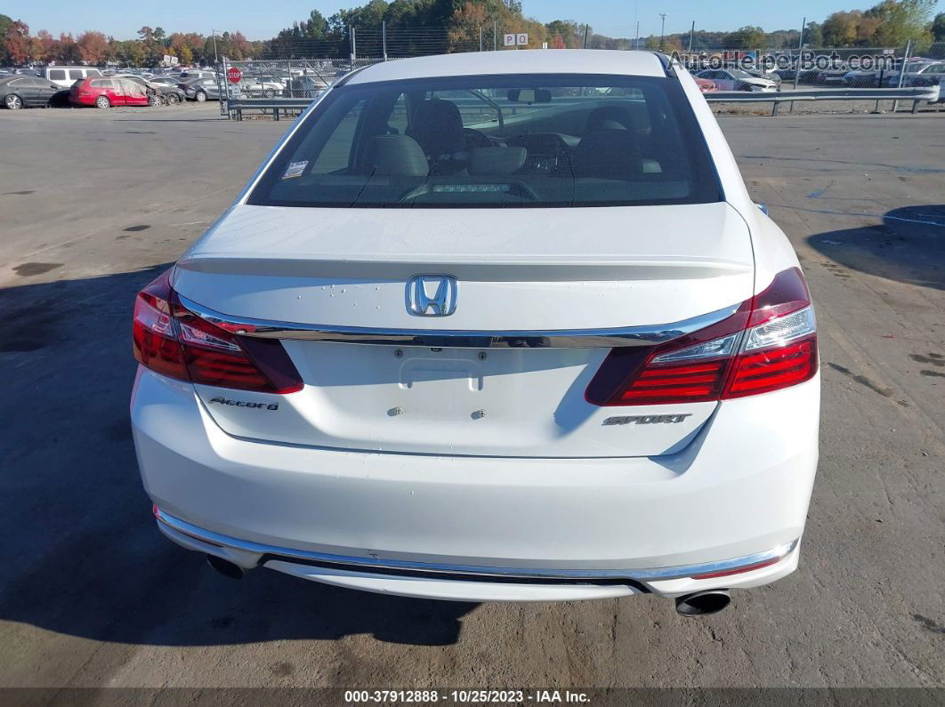 2017 Honda Accord Sedan Sport White vin: 1HGCR2F54HA109022