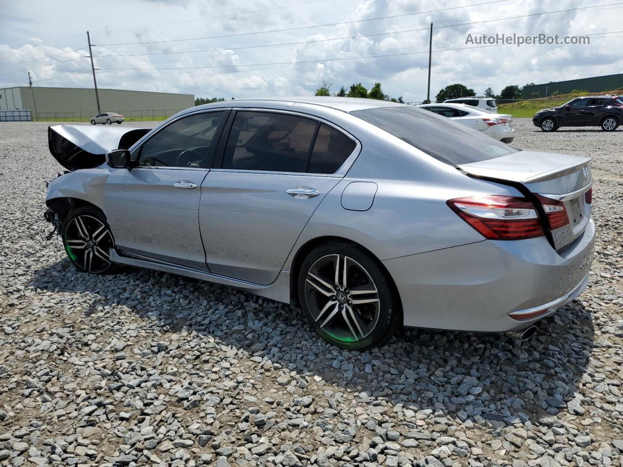 2017 Honda Accord Sport Silver vin: 1HGCR2F54HA191513