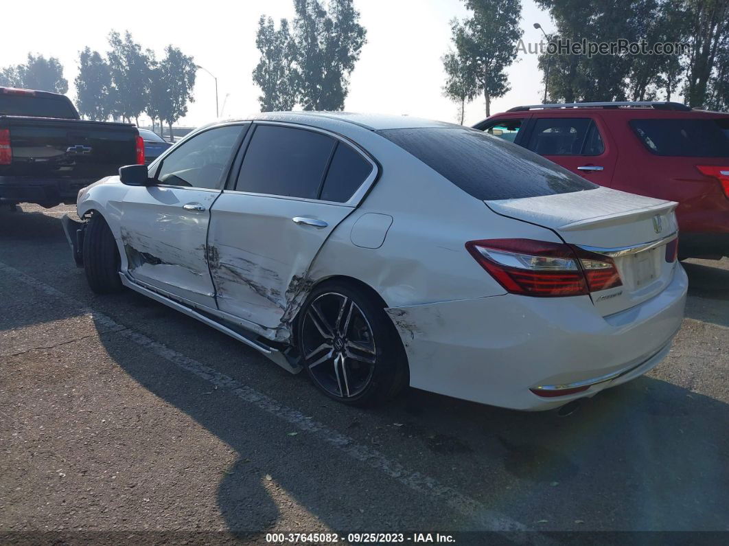 2017 Honda Accord Sedan Sport White vin: 1HGCR2F54HA208925