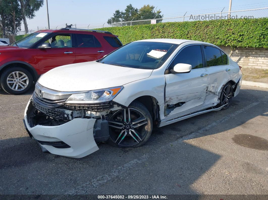 2017 Honda Accord Sedan Sport White vin: 1HGCR2F54HA208925