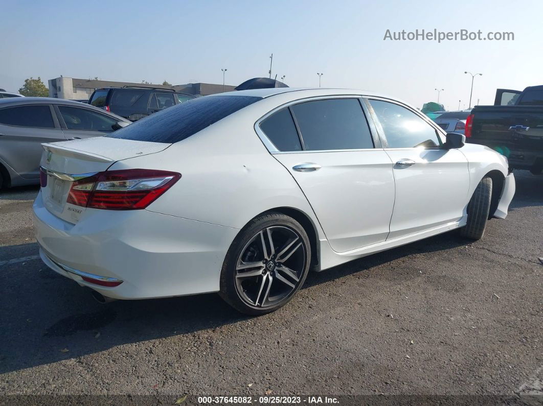 2017 Honda Accord Sedan Sport White vin: 1HGCR2F54HA208925