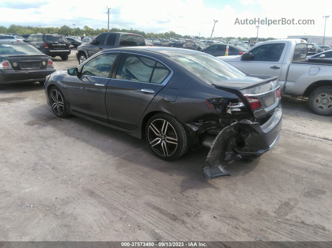 2017 Honda Accord Sedan Sport Gray vin: 1HGCR2F54HA232111