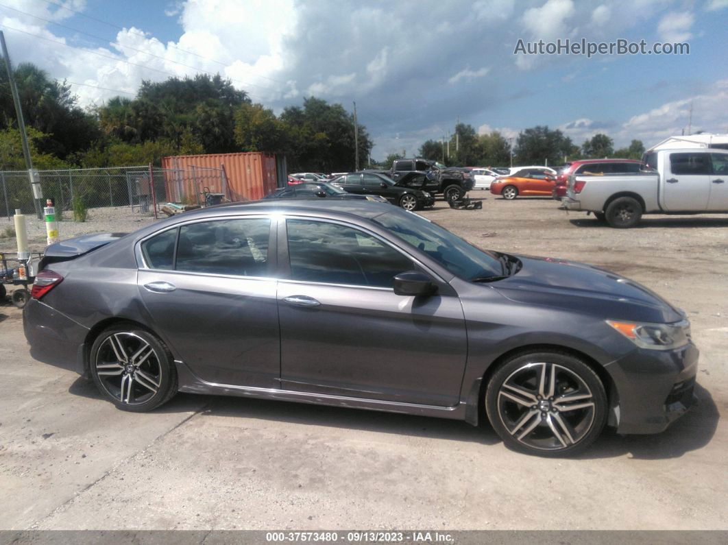 2017 Honda Accord Sedan Sport Gray vin: 1HGCR2F54HA232111