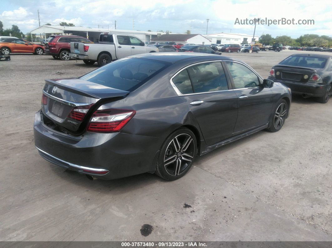 2017 Honda Accord Sedan Sport Gray vin: 1HGCR2F54HA232111