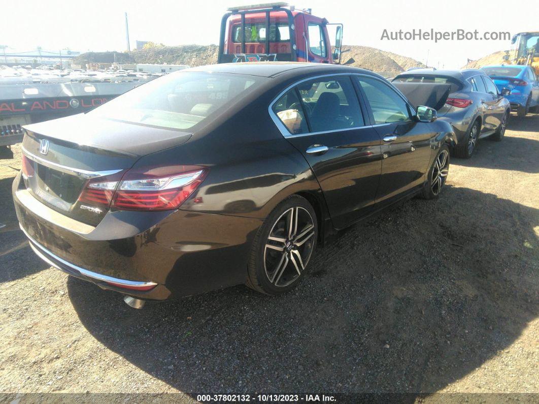 2017 Honda Accord Sedan Sport Brown vin: 1HGCR2F54HA262323