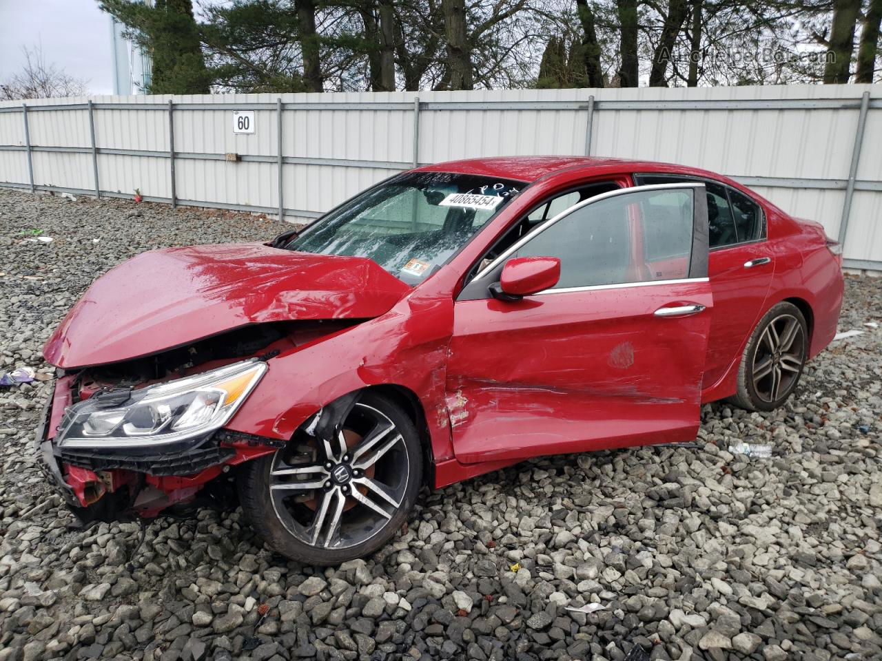 2017 Honda Accord Sport Red vin: 1HGCR2F54HA272687