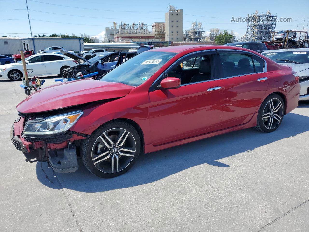 2017 Honda Accord Sport Red vin: 1HGCR2F54HA279428