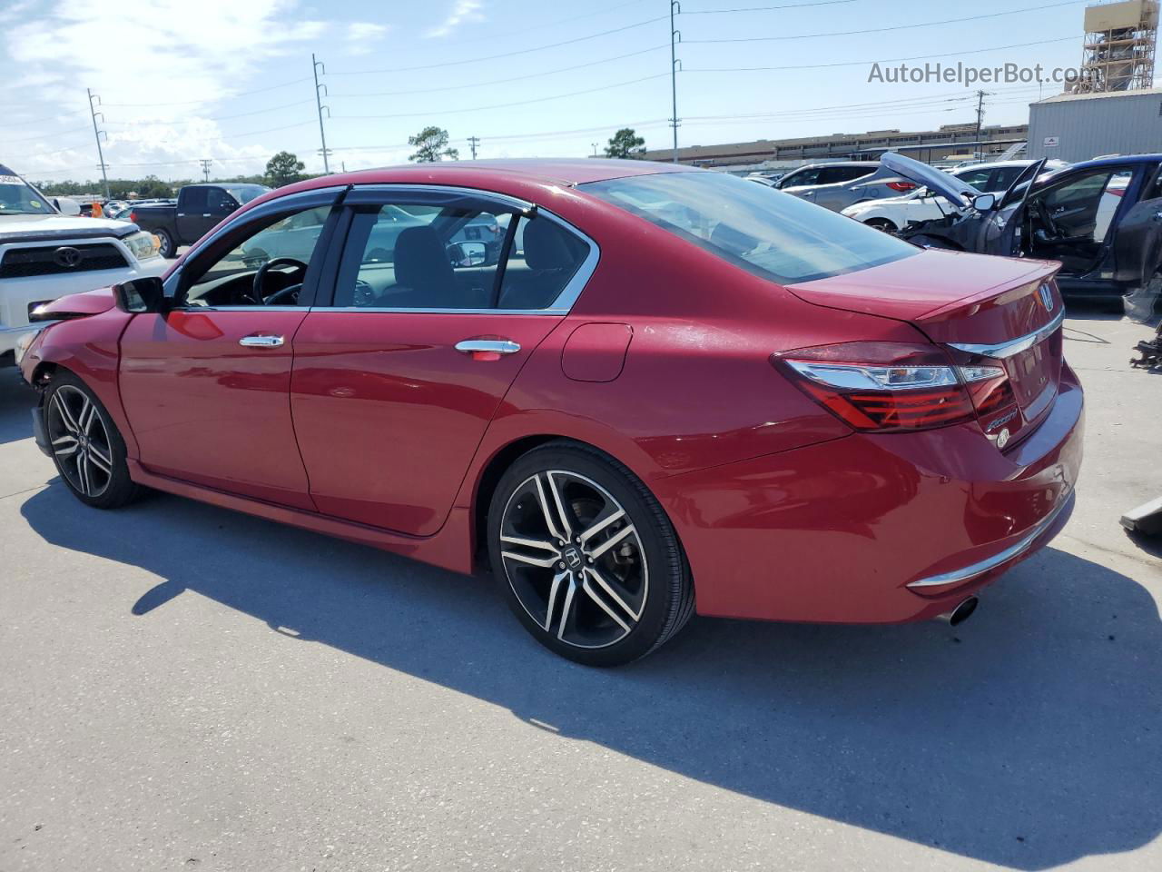 2017 Honda Accord Sport Red vin: 1HGCR2F54HA279428