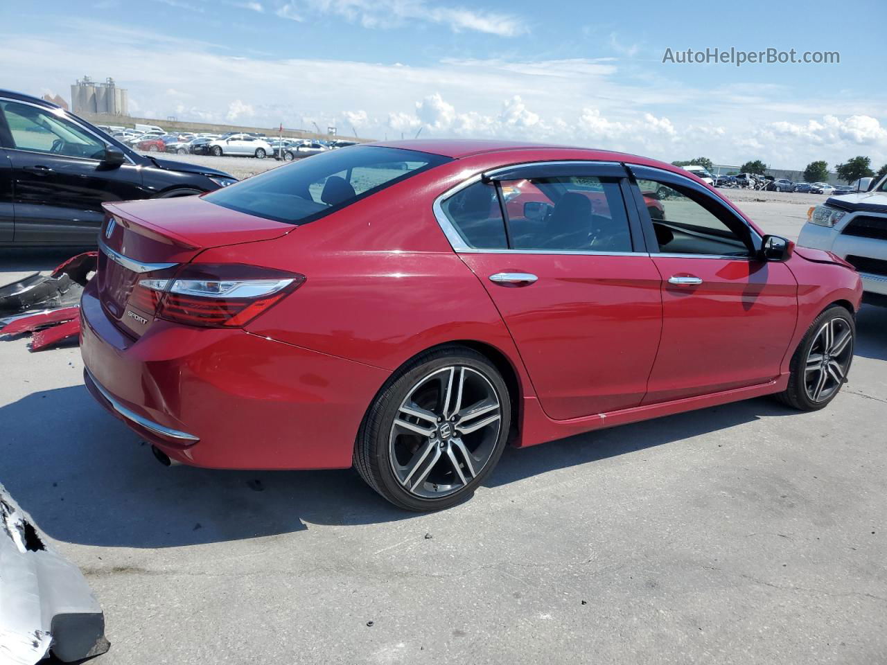 2017 Honda Accord Sport Red vin: 1HGCR2F54HA279428