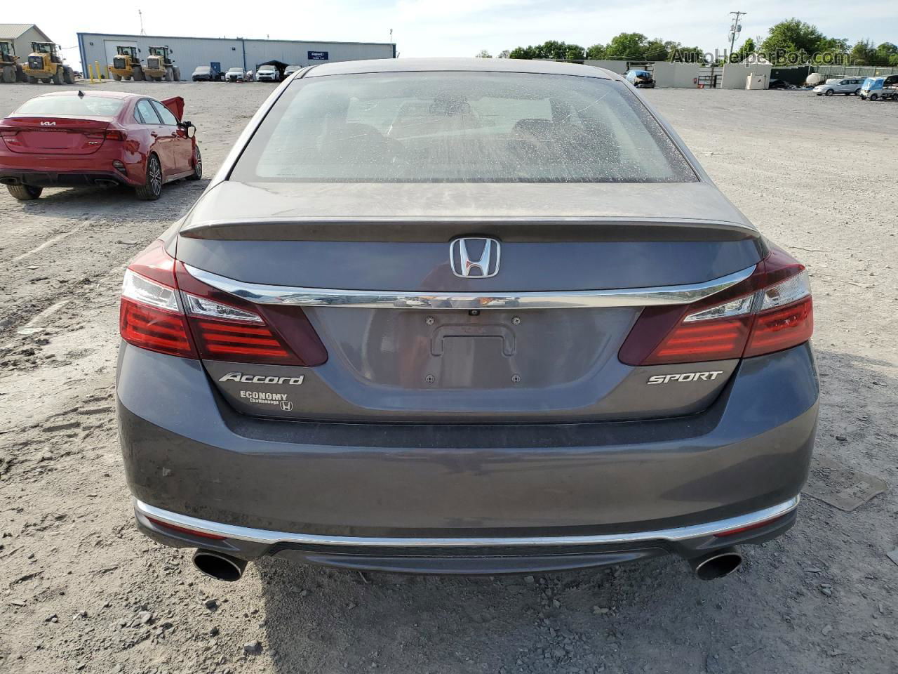 2017 Honda Accord Sport Gray vin: 1HGCR2F54HA303503